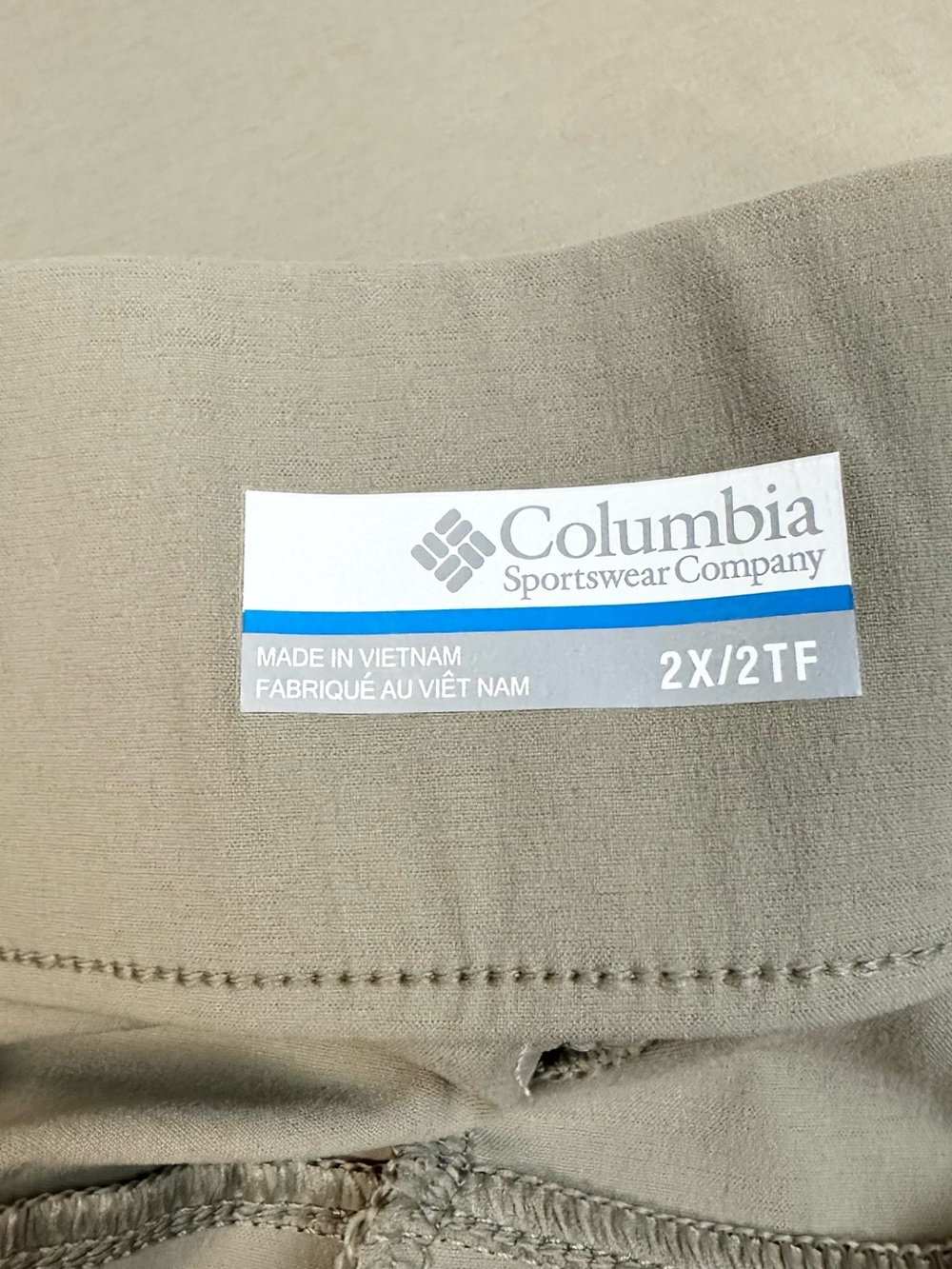 Columbia 2X Women’s Khaki Omni-Shade Anytime Casual Shorts - Picture 10 of 12